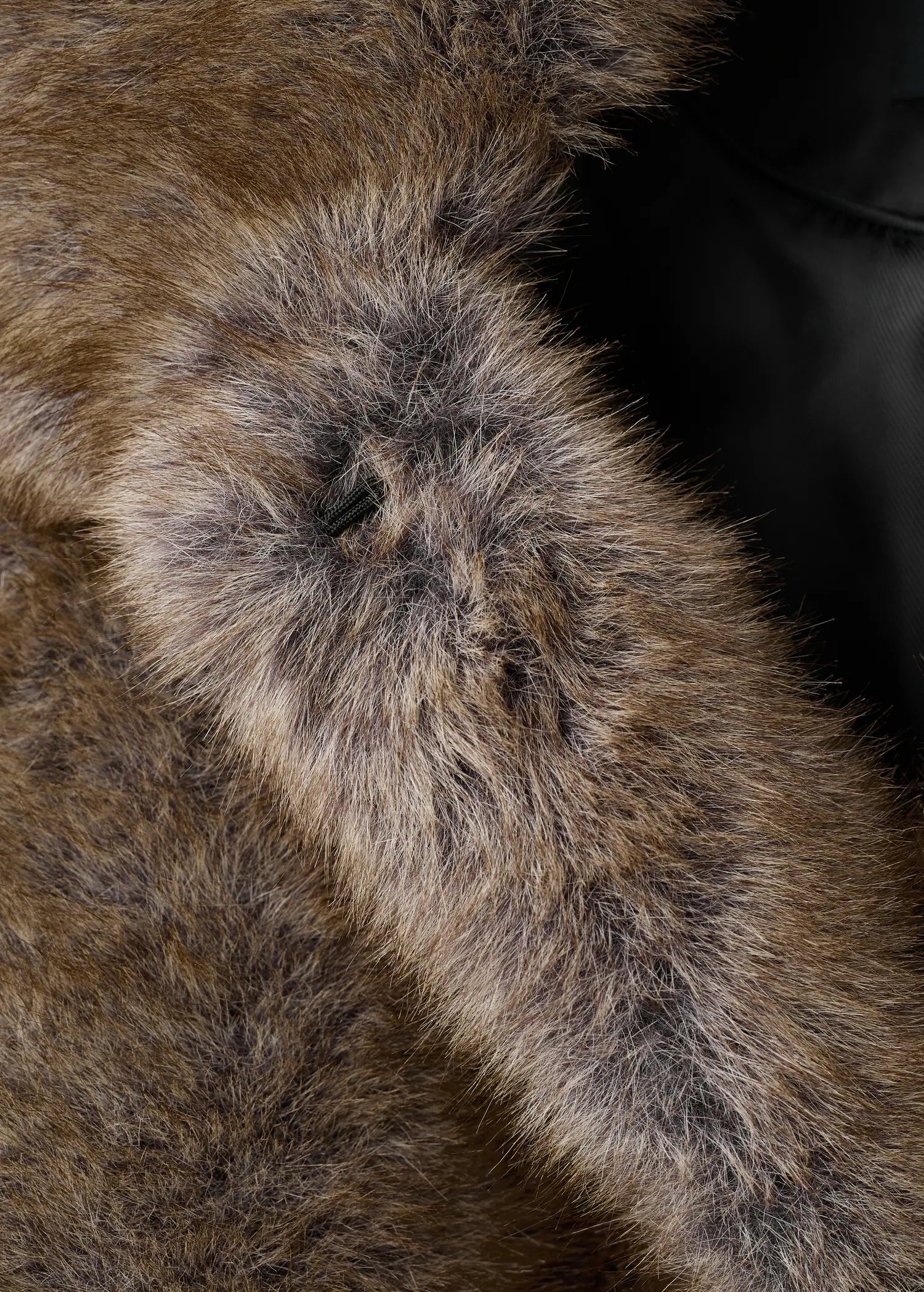 Fur Effect Cropped Jacket