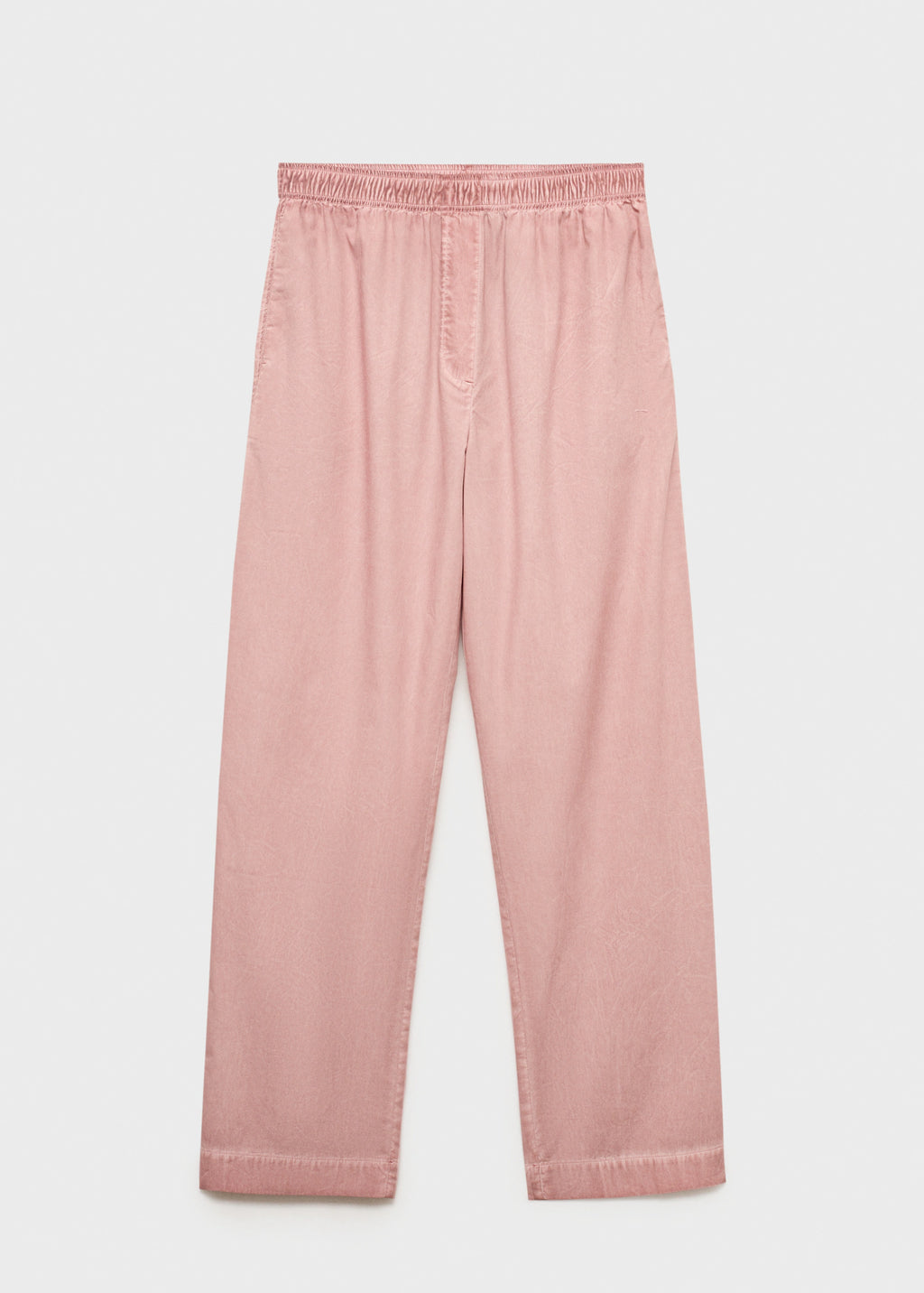 Garment Dyed Cotton Long Trousers