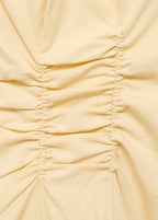 Gathered Cotton Blouse