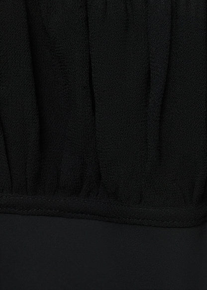 Gathered Neckline Dress