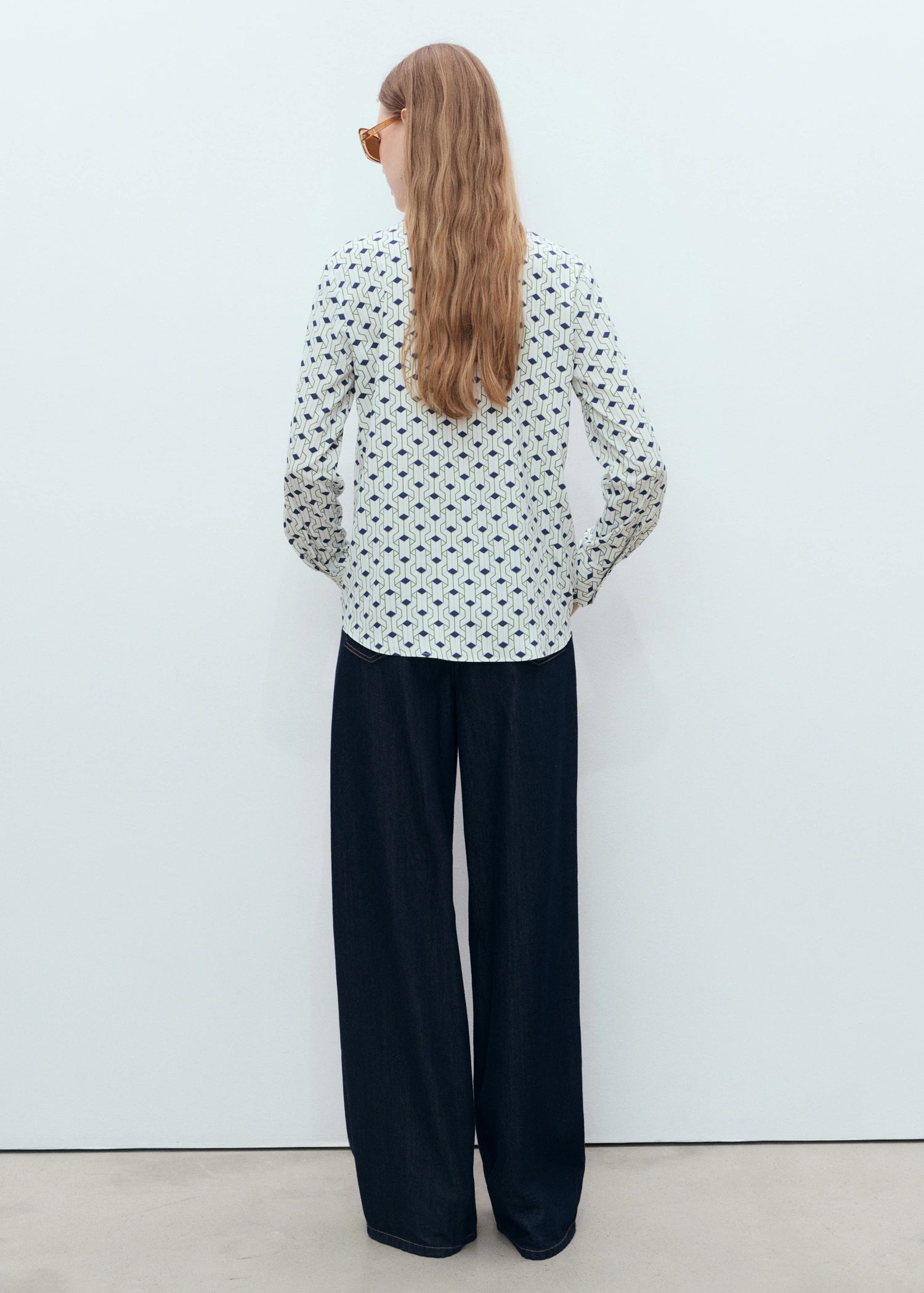 Geometric Print Shirt