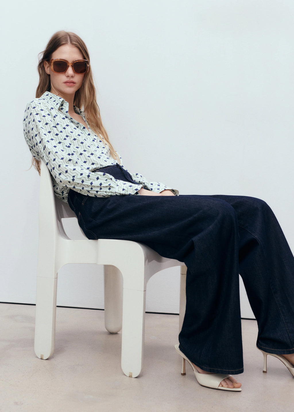 Geometric Print Shirt