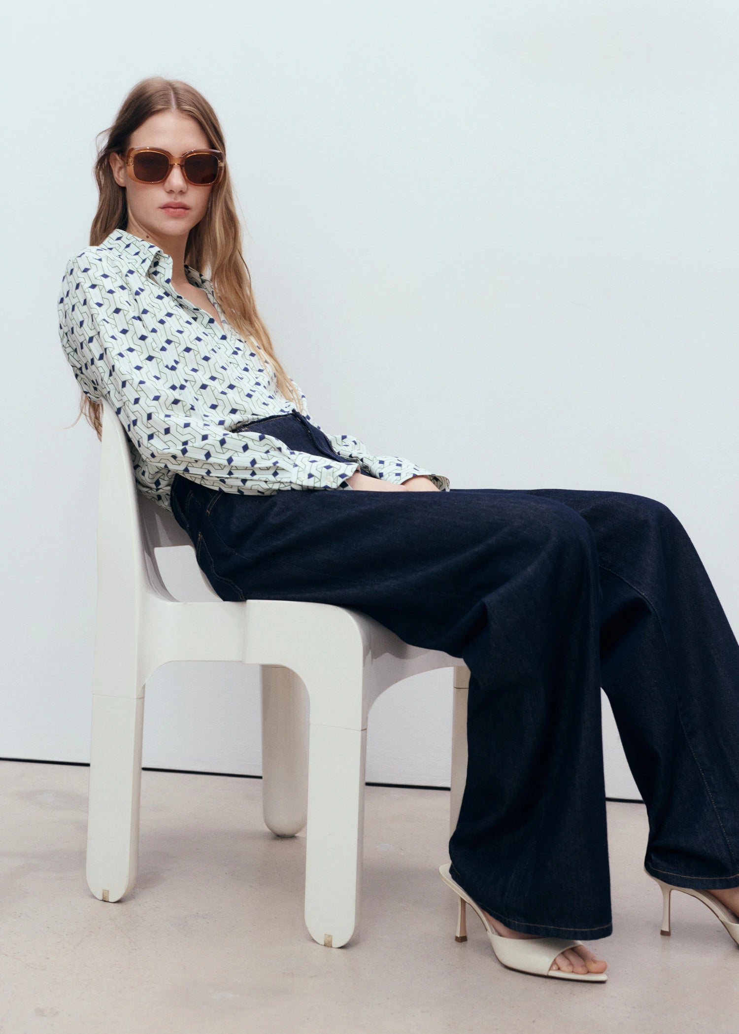 Geometric Print Shirt