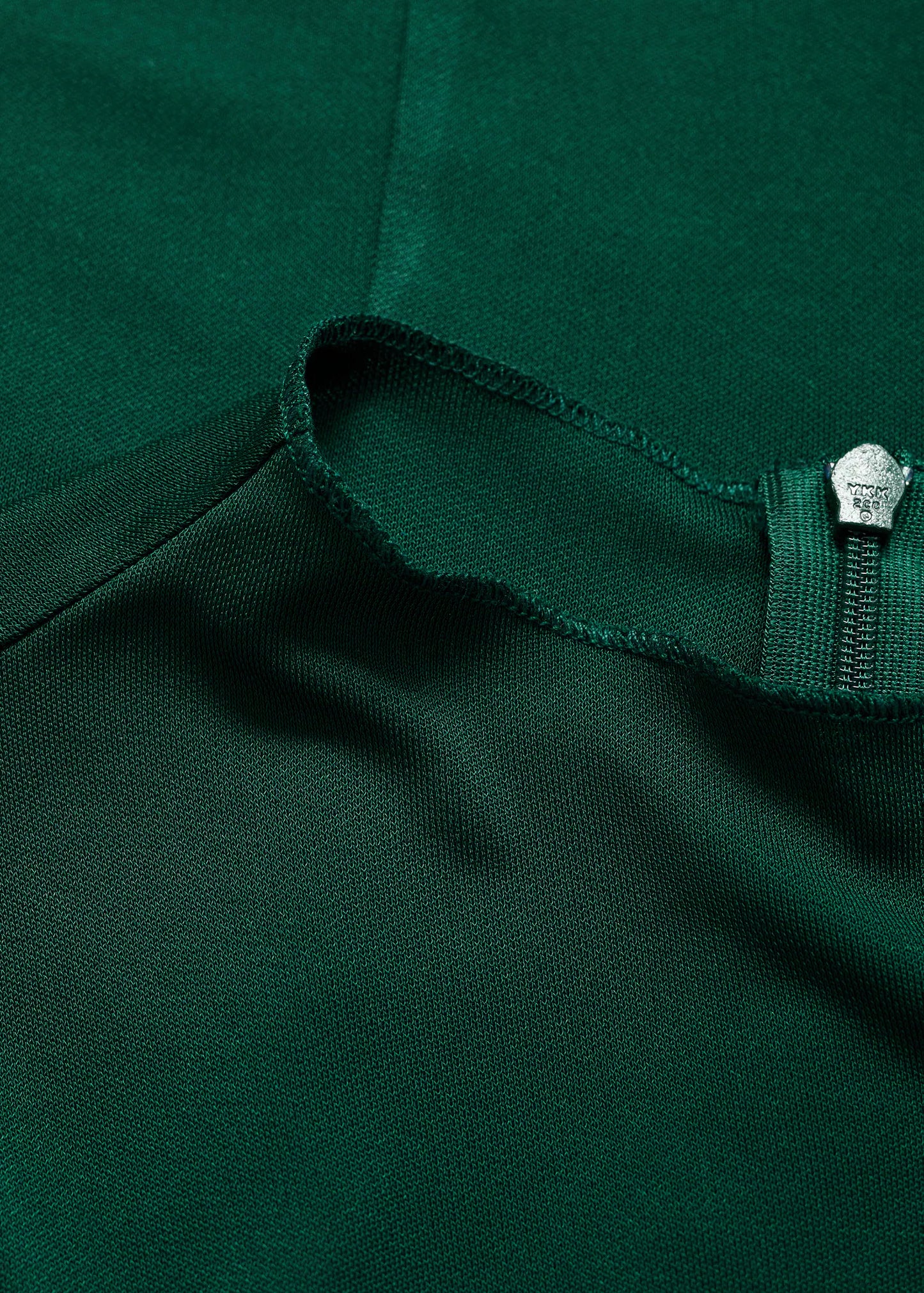 Godet Dress With A Perkins Collar