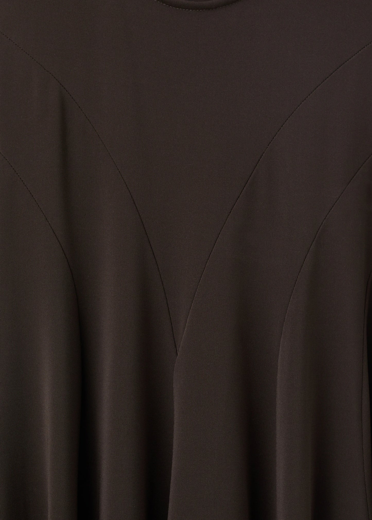 Godet Dress With Back Opening