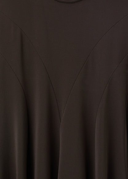 Godet Dress With Back Opening