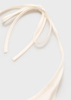 Halter Neck Top With Metallic Appliques