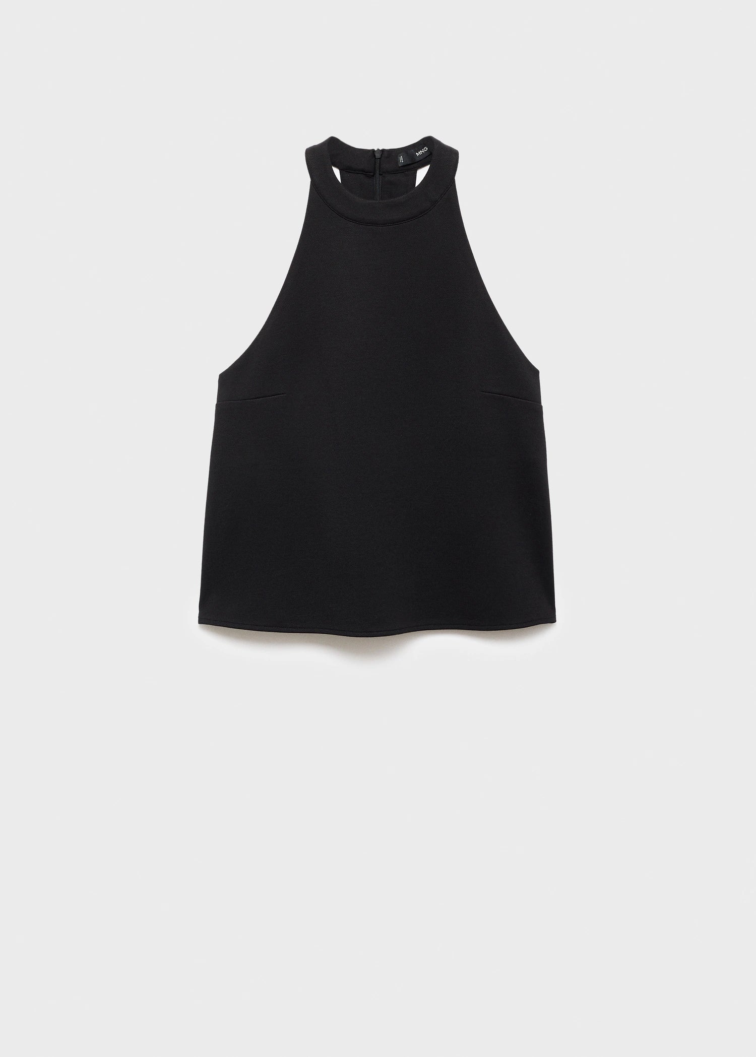 Halter Top With Low Cut Back