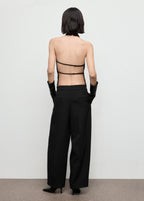 Halter Top With Open Back