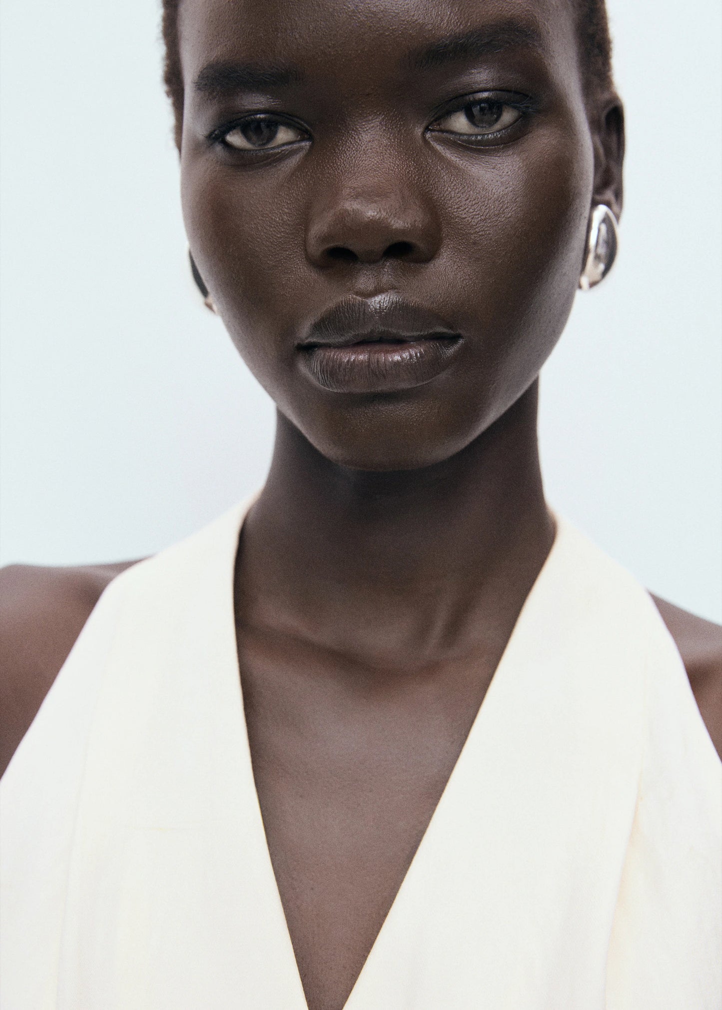 Halter Neck Jumpsuit With Belt