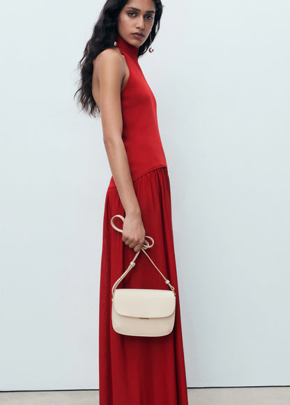 Halter Neck Knitted Dress