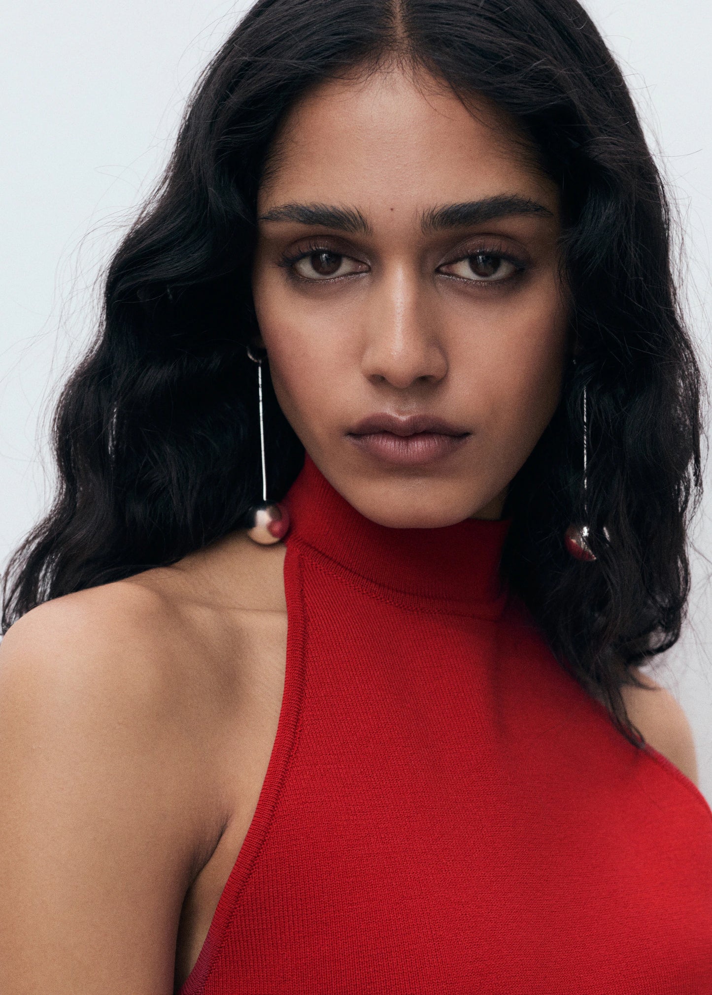 Halter Neck Knitted Dress