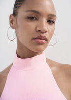 Halter Neck Knitted Top