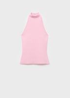 Halter Neck Knitted Top