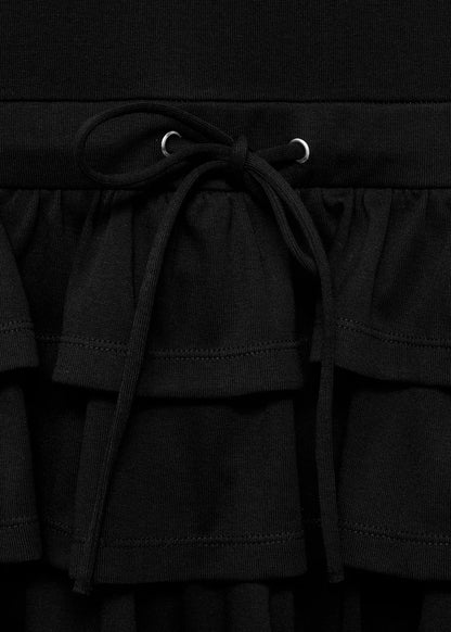 Halter Neck Ruffle Dress