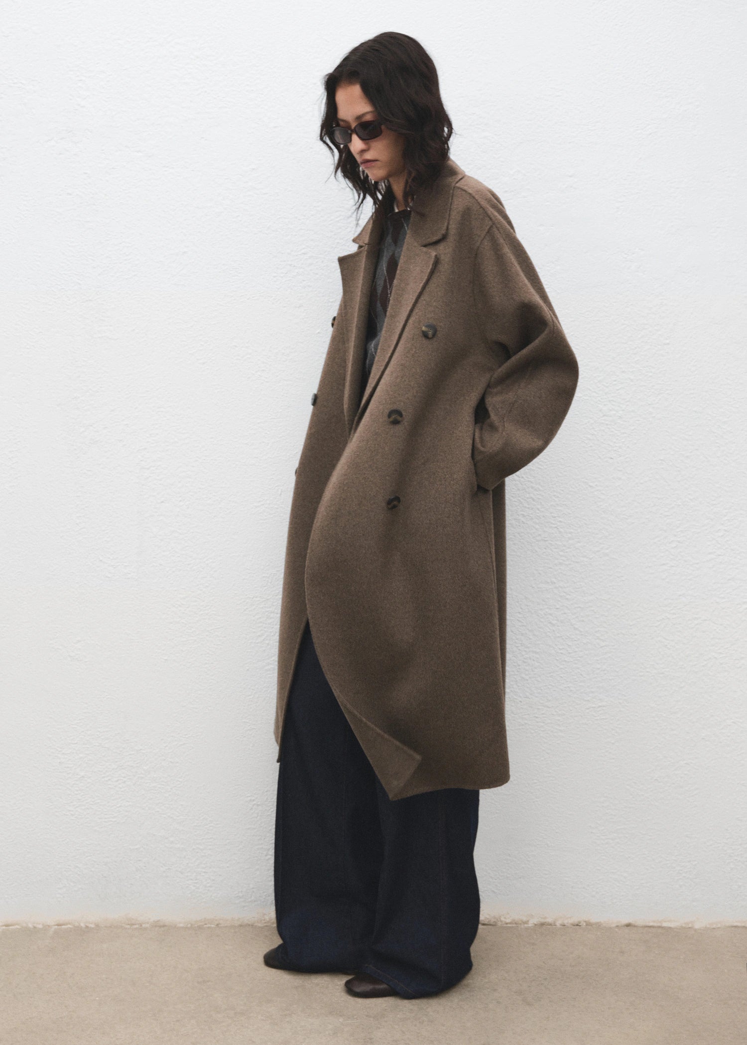 Handmade Oversized Wool Coat