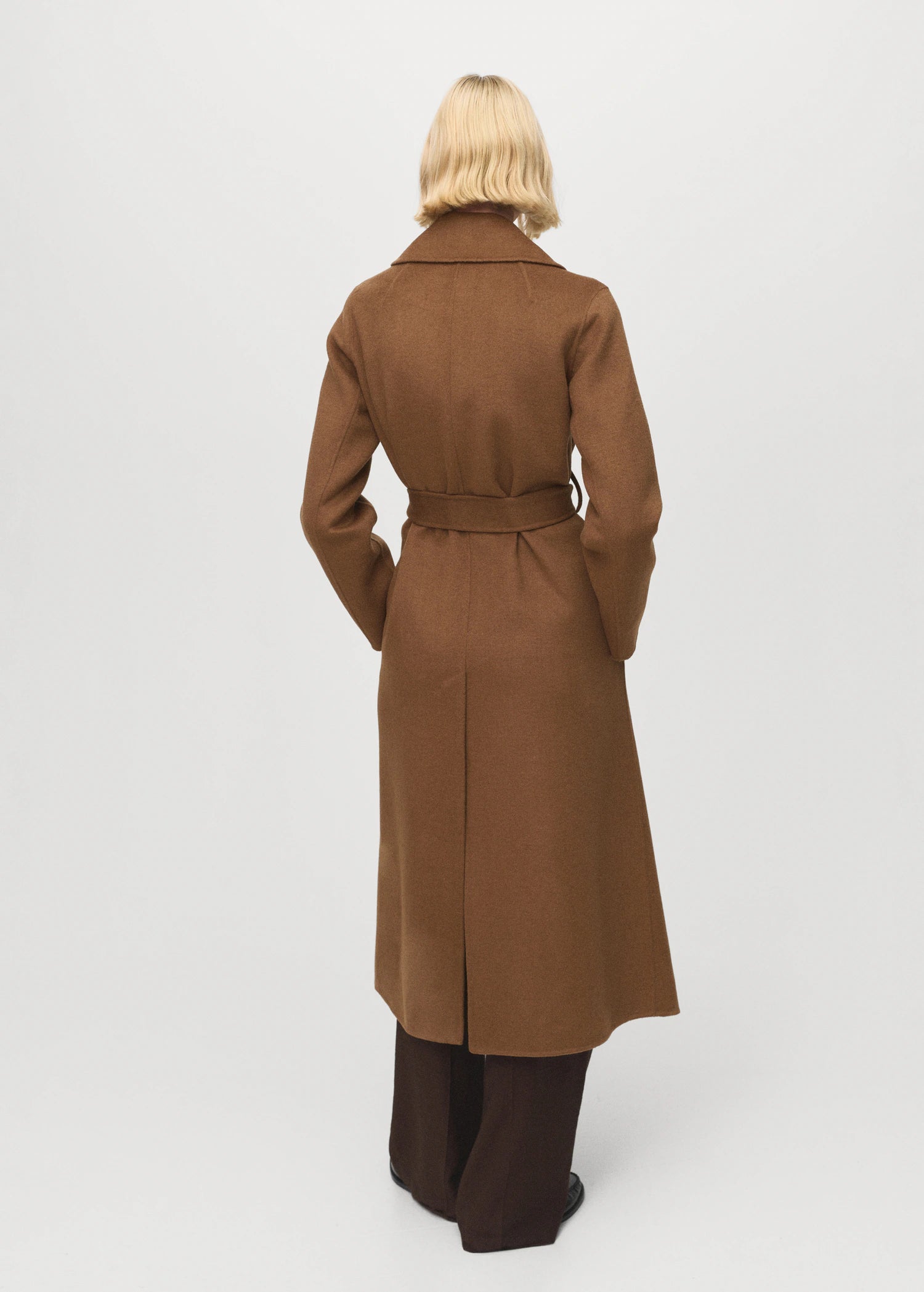 Handmade Wool Coat With Belt