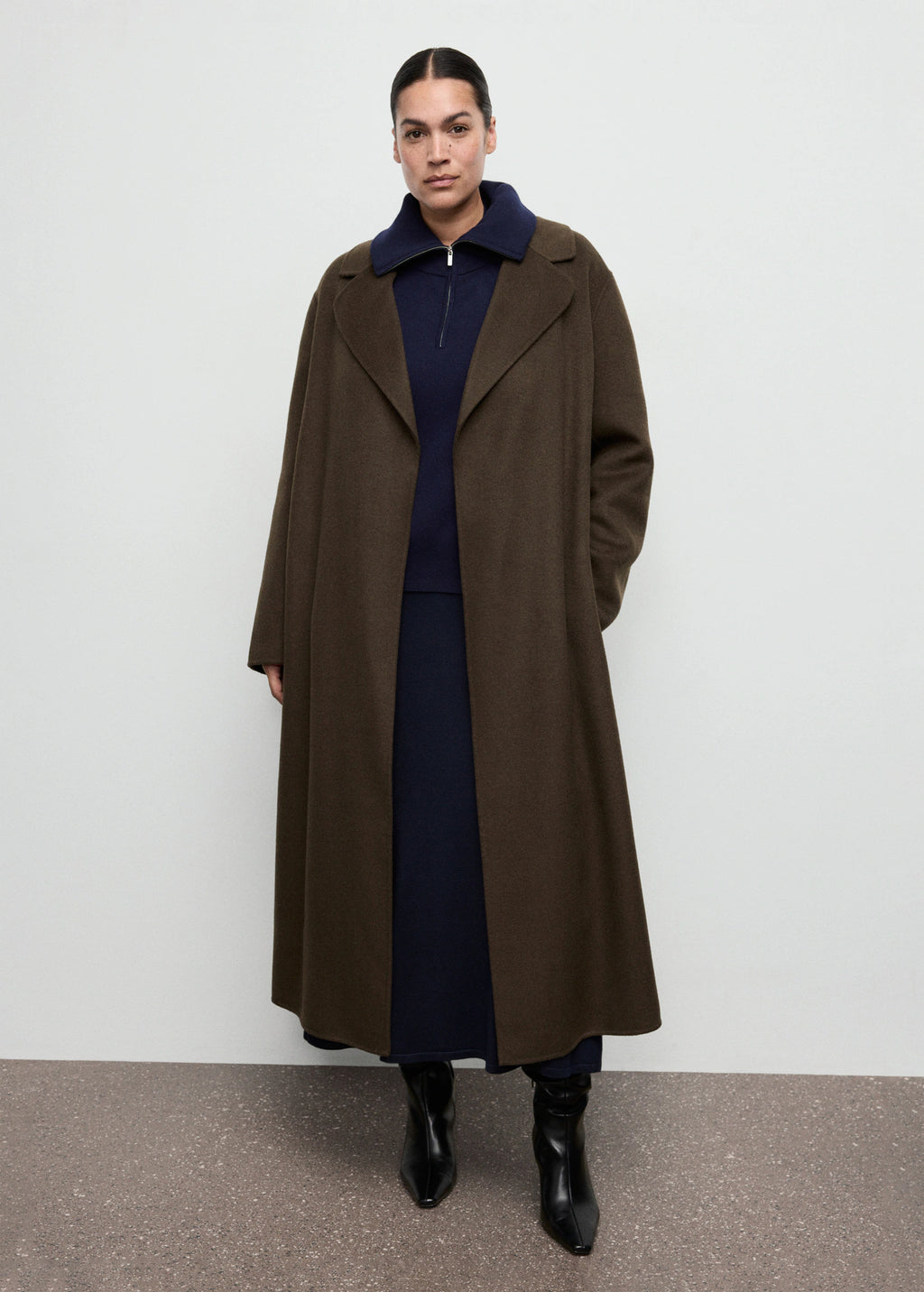 Handmade Wool Coat With Belt