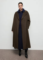 Handmade Wool Coat With Belt