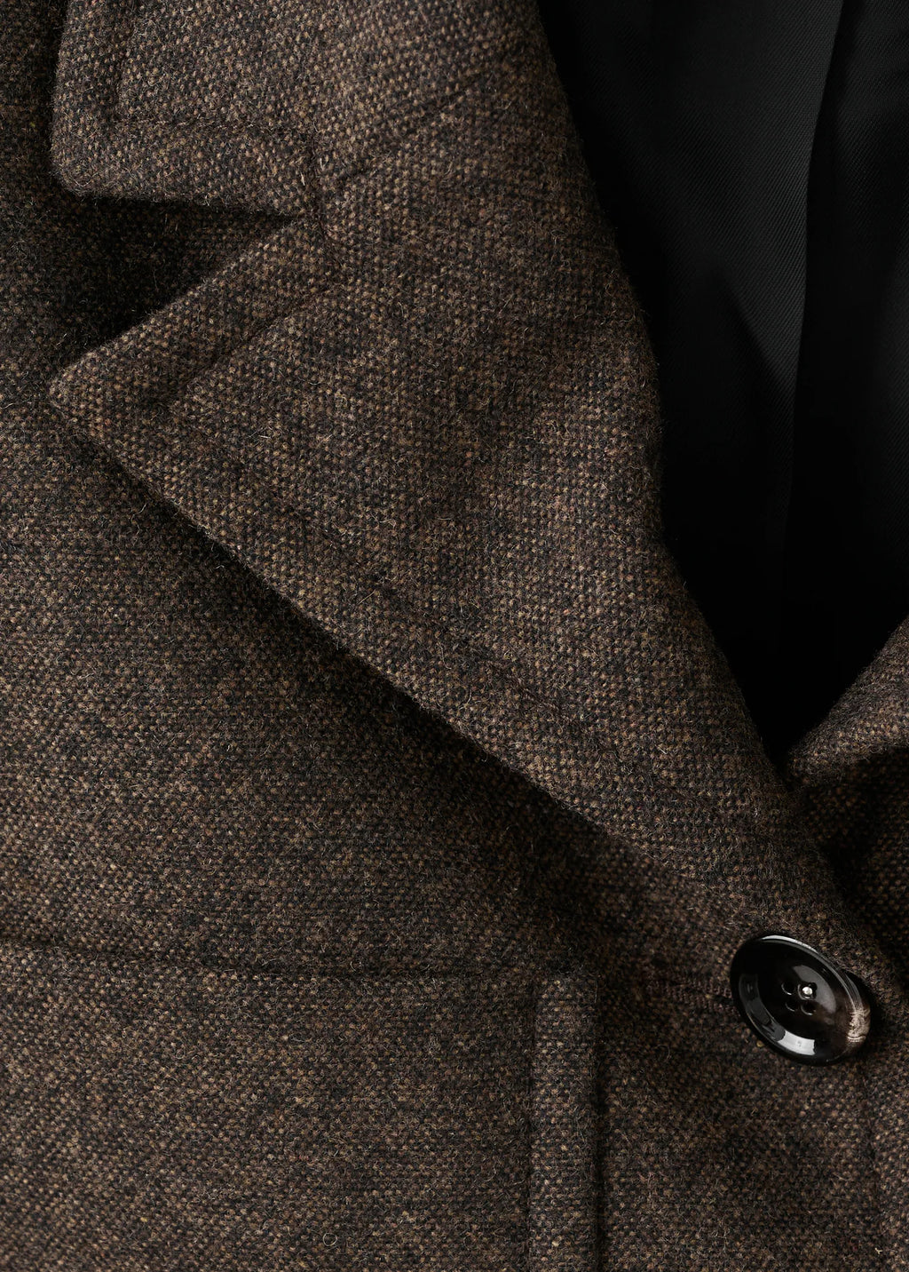 Heathered Wool Suit Blazer