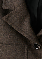 Heathered Wool Suit Blazer