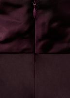 High Collar Satin Blouse