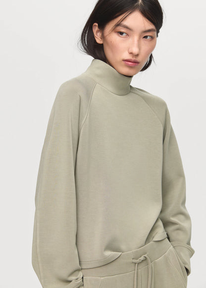 High Collar Sweatshirt