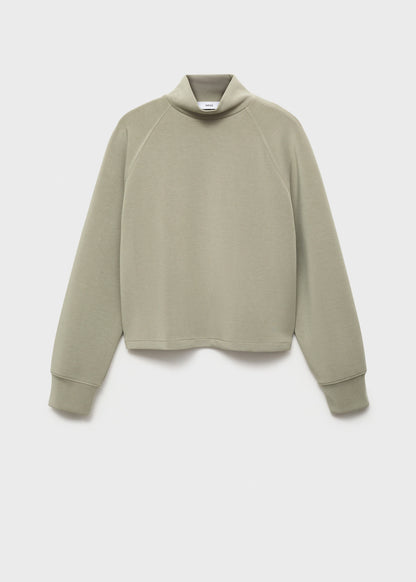 High Collar Sweatshirt