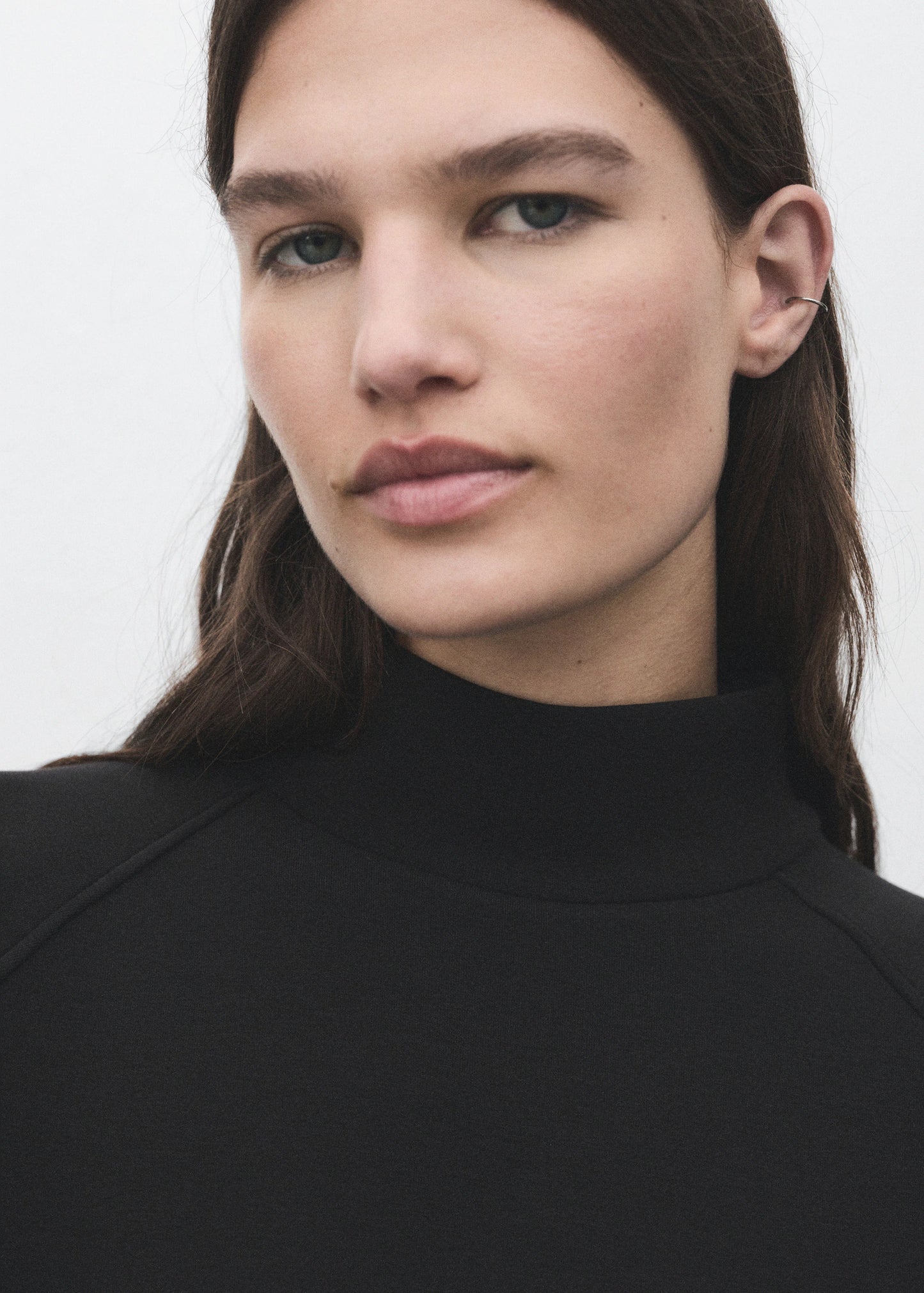 High Collar Sweatshirt