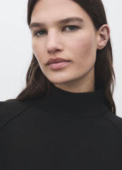 High Collar Sweatshirt