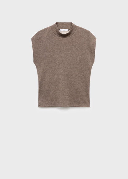 High Collar T Shirt