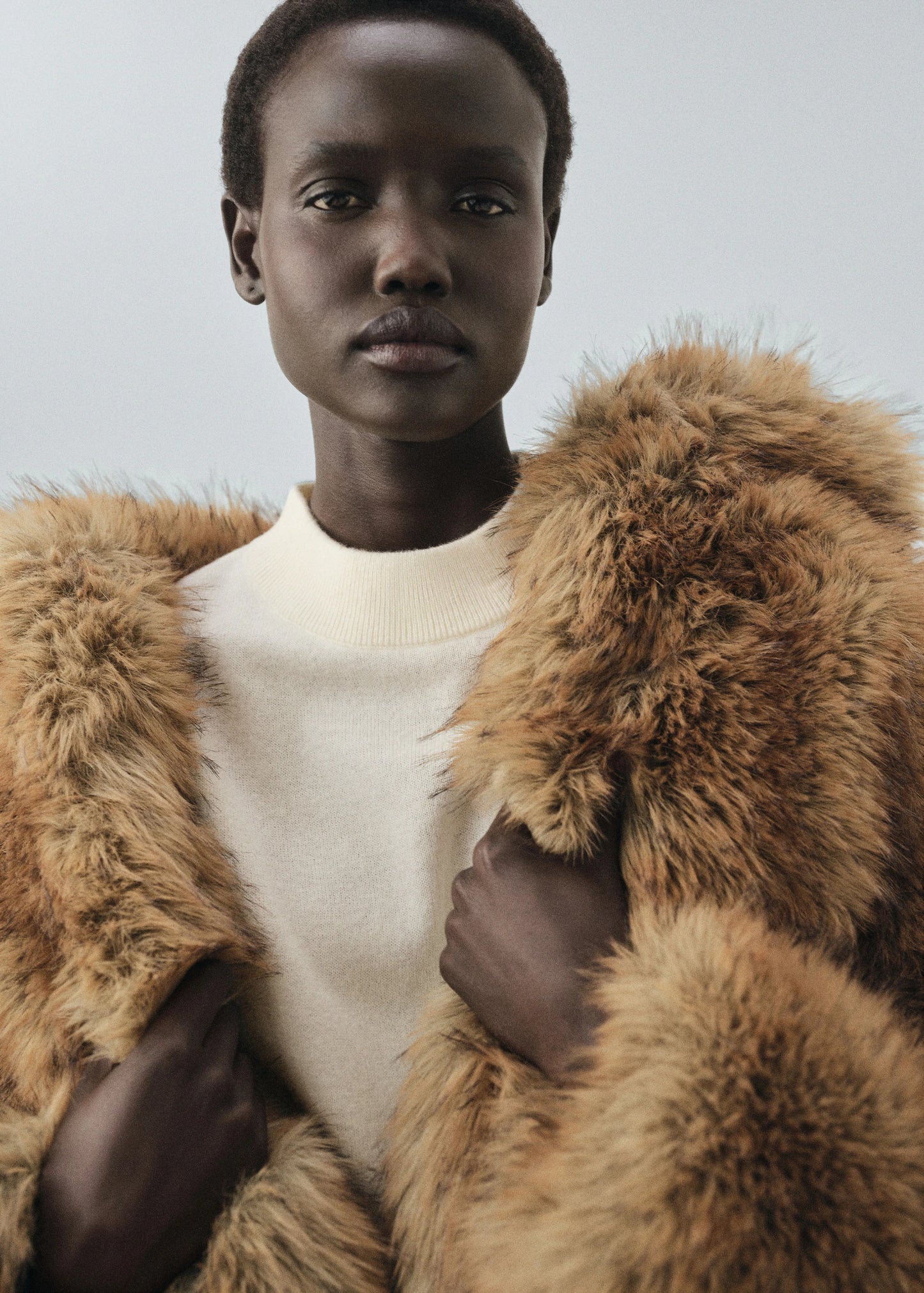 High Collar Wool Sweater