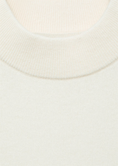 High Collar Wool Sweater