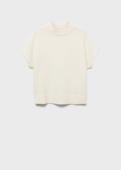 High Collar Wool Sweater