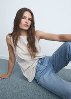 High Waist Straight Jeans