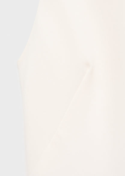 High Neck Dress With Ruffle