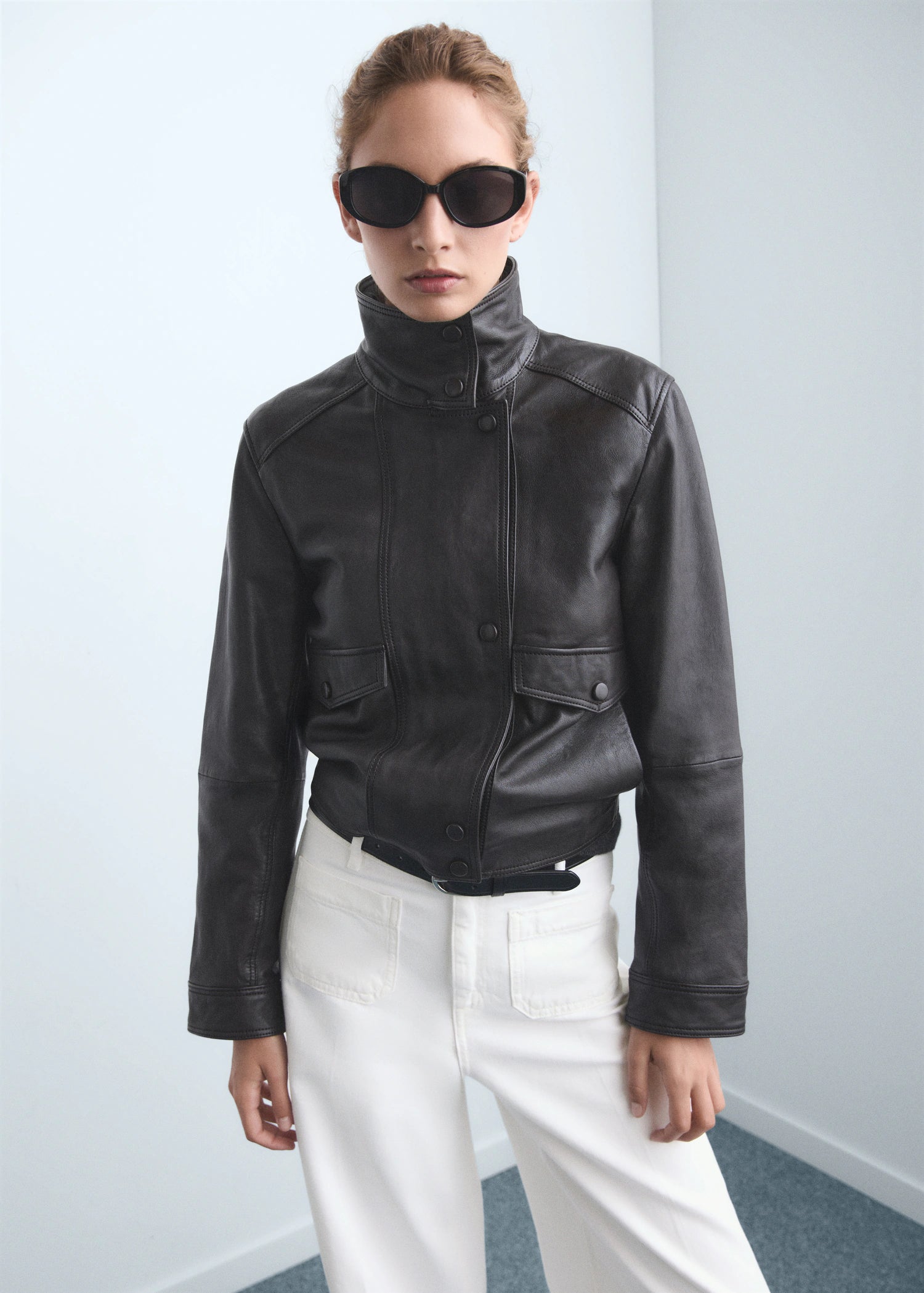 High Rise Wide Leg  Jeans With Pockets