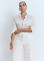 High Rise Wide Leg  Jeans With Pockets