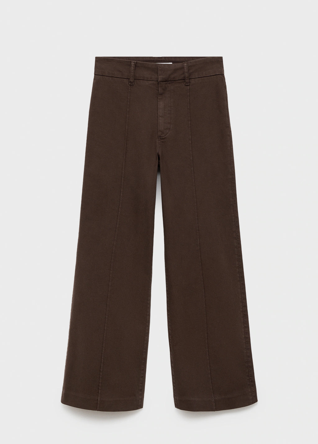 High Waist Wide Leg Jeans With Seams