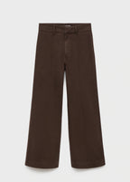 High Waist Wide Leg Jeans With Seams