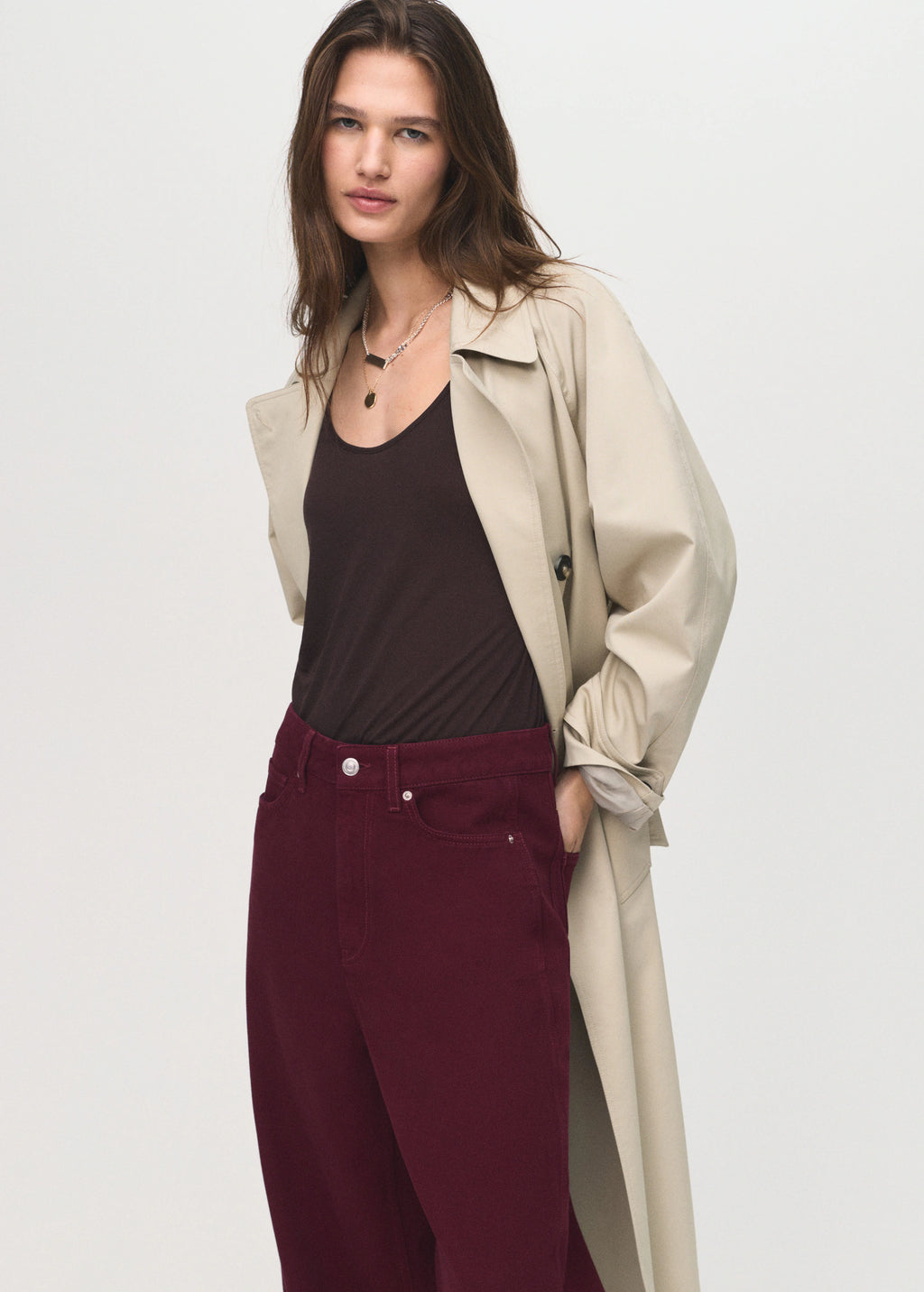 High Waisted Barrel Jeans