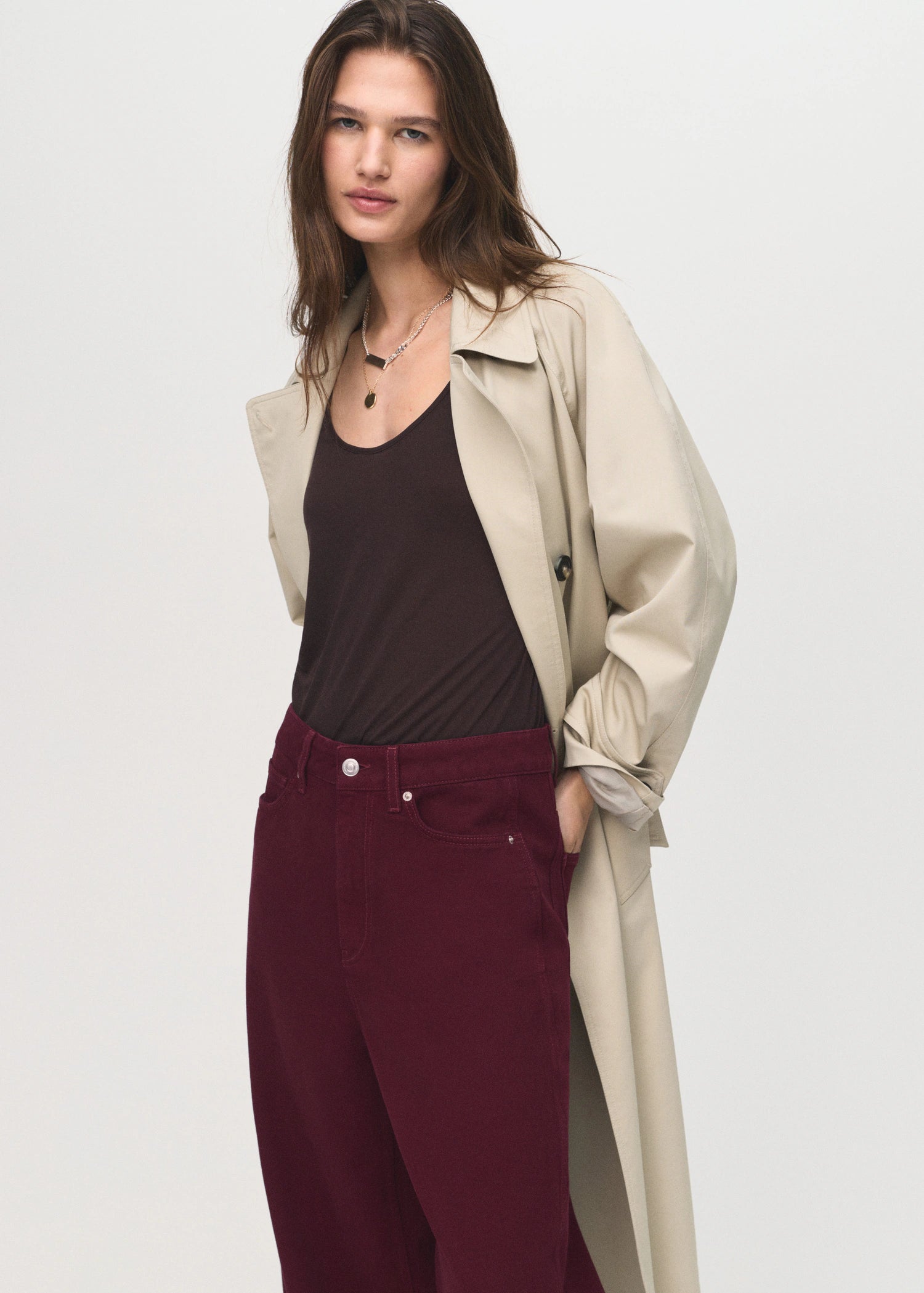 High Waisted Barrel Jeans