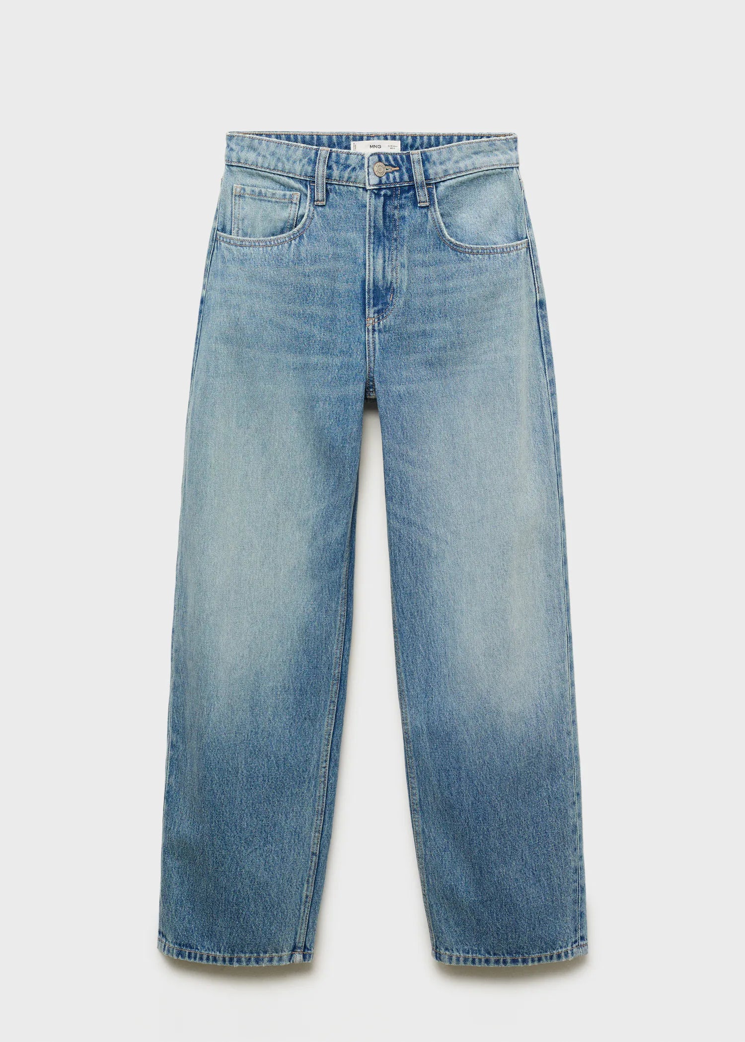 High Waisted Barrel Jeans
