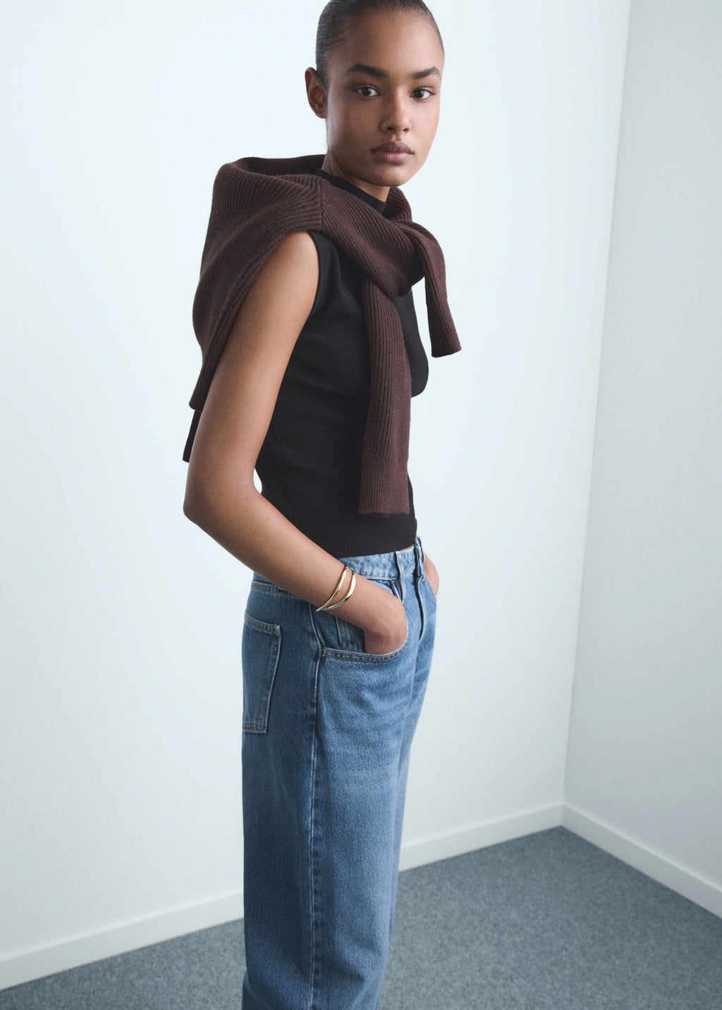 High Waisted Barrel Jeans