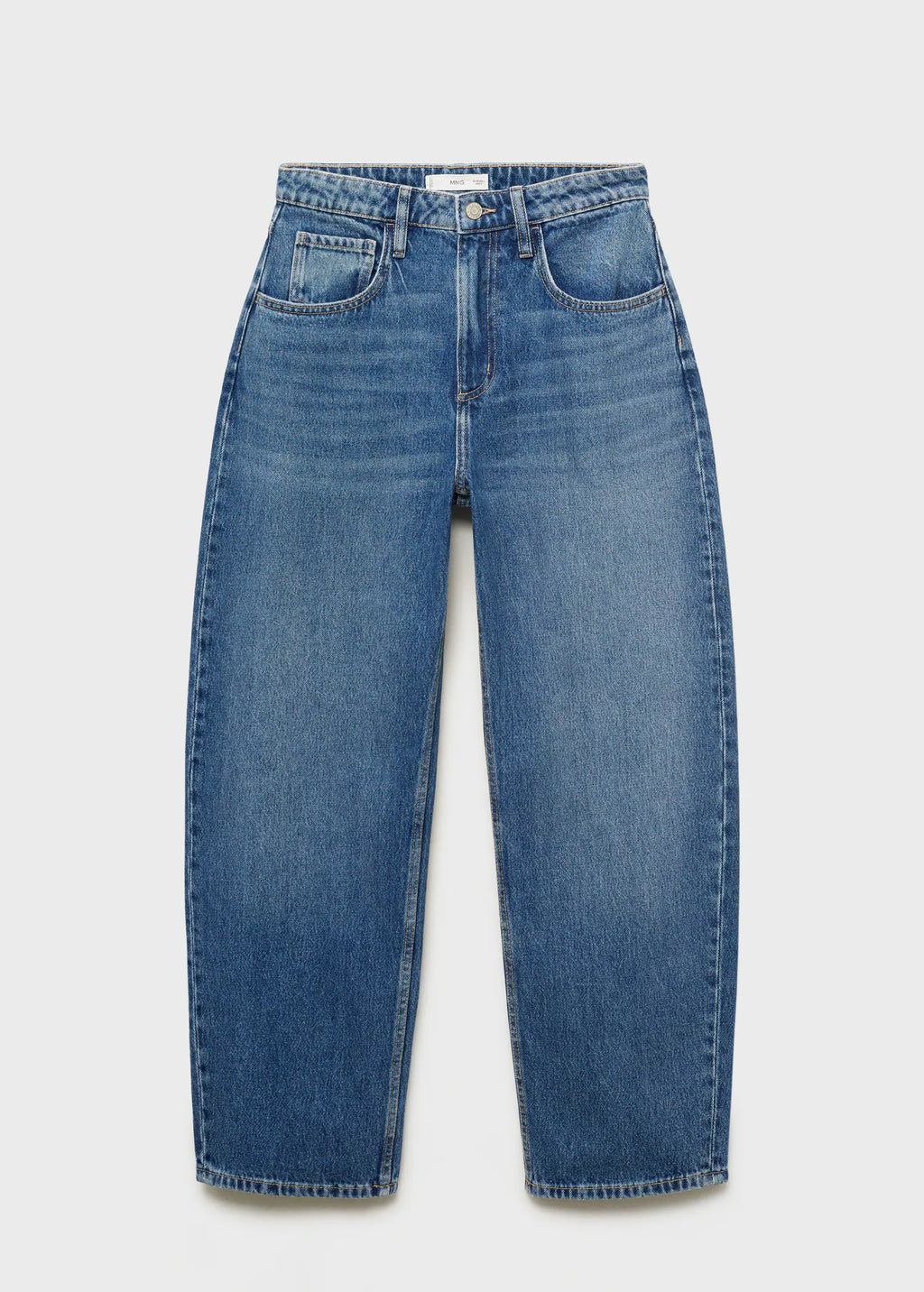 High Waisted Barrel Jeans