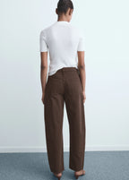 High Waisted Barrel Jeans