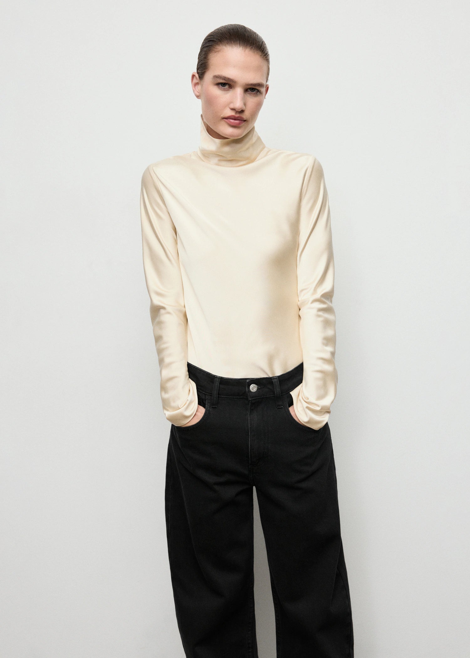 High Waisted Barrel Jeans