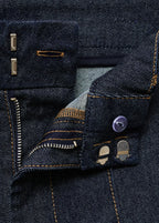 High Waisted Culotte Jeans With Stitching