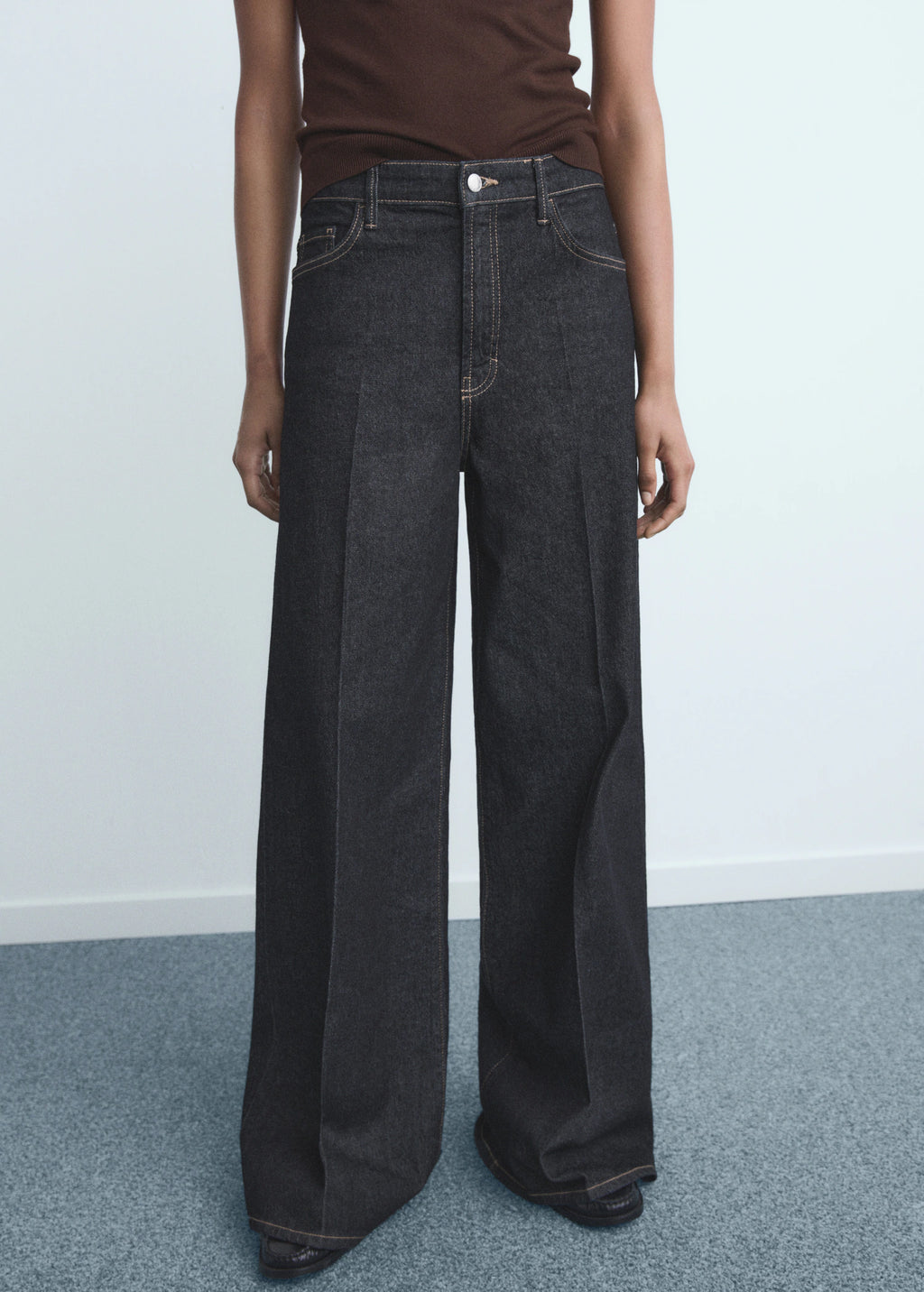 High Waisted Wide Leg Jeans