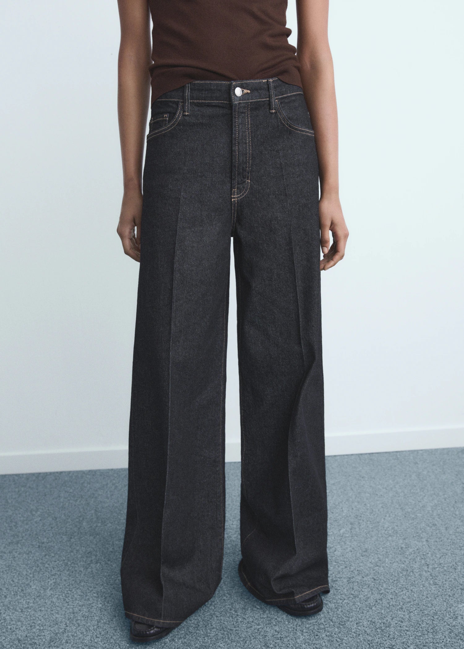 High Waisted Wide Leg Jeans